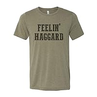 Feelin' Haggard/Unisex Adult Tee/Sublimation Shirt/Country Music Apparel/Concert Tshirt