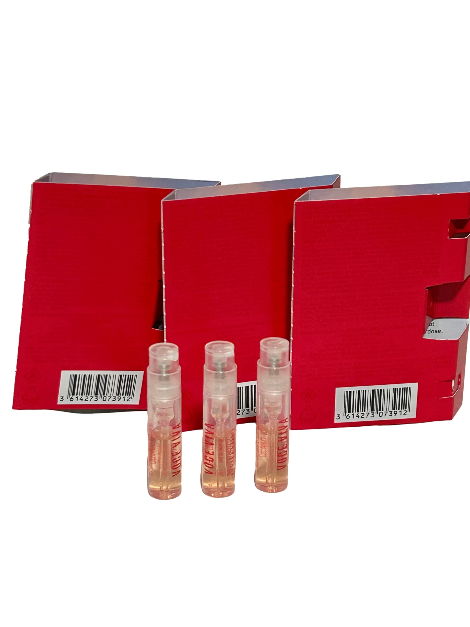 Valentino Voce Viva Eau de Parfum, Women Spray Perfume Trial Sample Size, 0.04 fl oz (set of 3)