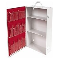 MP712MTM General Purpose First Aid 3-Shelf Empty Cabinet, Standard, White