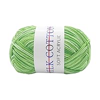 50g Crochet Yarn Soft Acrylic Yarn Cotton Yarn Knitting Yarn Weaving Yarn for Knitting Scarf Sweater Crochet Craft