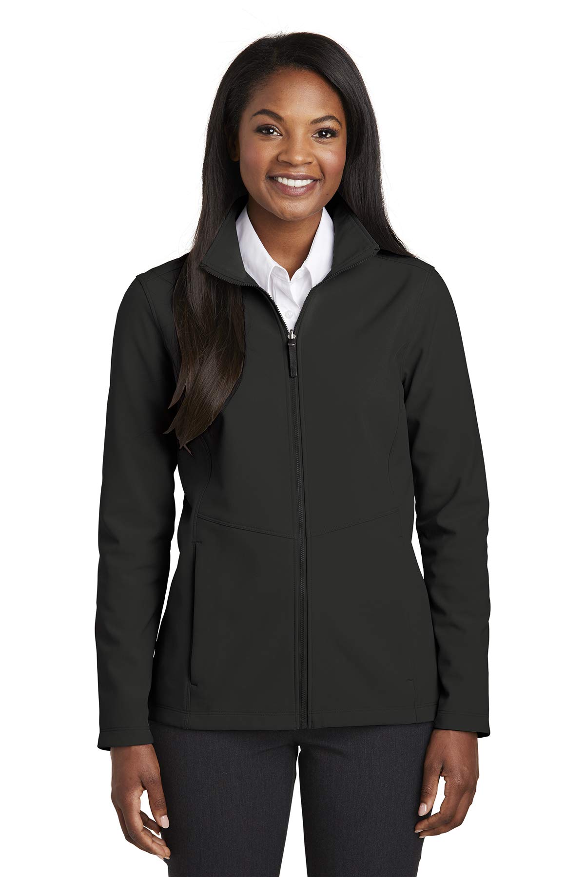 Port Authority Women's Collective Soft Shell Jacket, Deep Black, X-Large