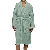 SUPERIOR Cotton Unisex Terry Robe, Soft And Absorbent Robes For Men And Women, Bathroom Accessories