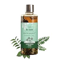Tri-Leaf Winter Hair Oil For Men & Women Hair fall Reduction, Suitable For All Hair Types, No Paraffin, Mineral Oil, Preservatives & Chemicals, 100ml