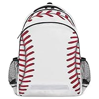 Baseball Pattern School Backpack for Boys Girls Teens Sport College Students Backpack Laptop Backpack Travel Backpacks Bookbag Daypack