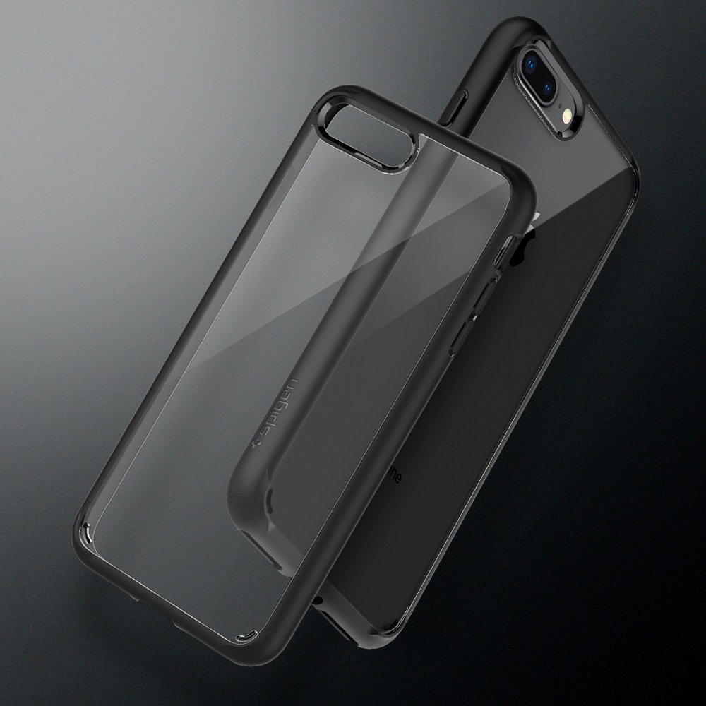 Spigen Ultra Hybrid [2nd Generation] Designed for iPhone 8 Plus Case (2017) / Designed for iPhone 7 Plus Case (2016) - Black
