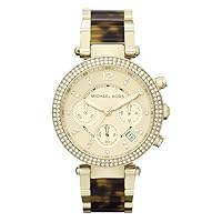 Michael Kors Women's Parker Gold Tortoise Watch MK5688