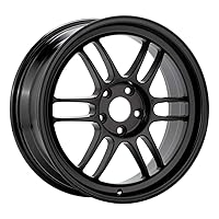 Enkei 379-895-6515BK RPF1 Racing Wheel 18x9.5 +15 5x114.3 Black Paint