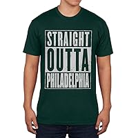 Old Glory Straight Outta Philadelphia Mens T Shirt Forest Green SM