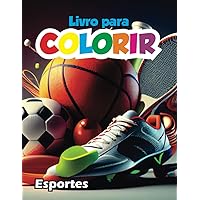 Livro para Colorir Esportes (Portuguese Edition)