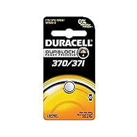 Duracell PGD D370/371BPK Medical Electronic Battery, Silver Oxide, 370/371 Size, 1.5V (Pack of 6)