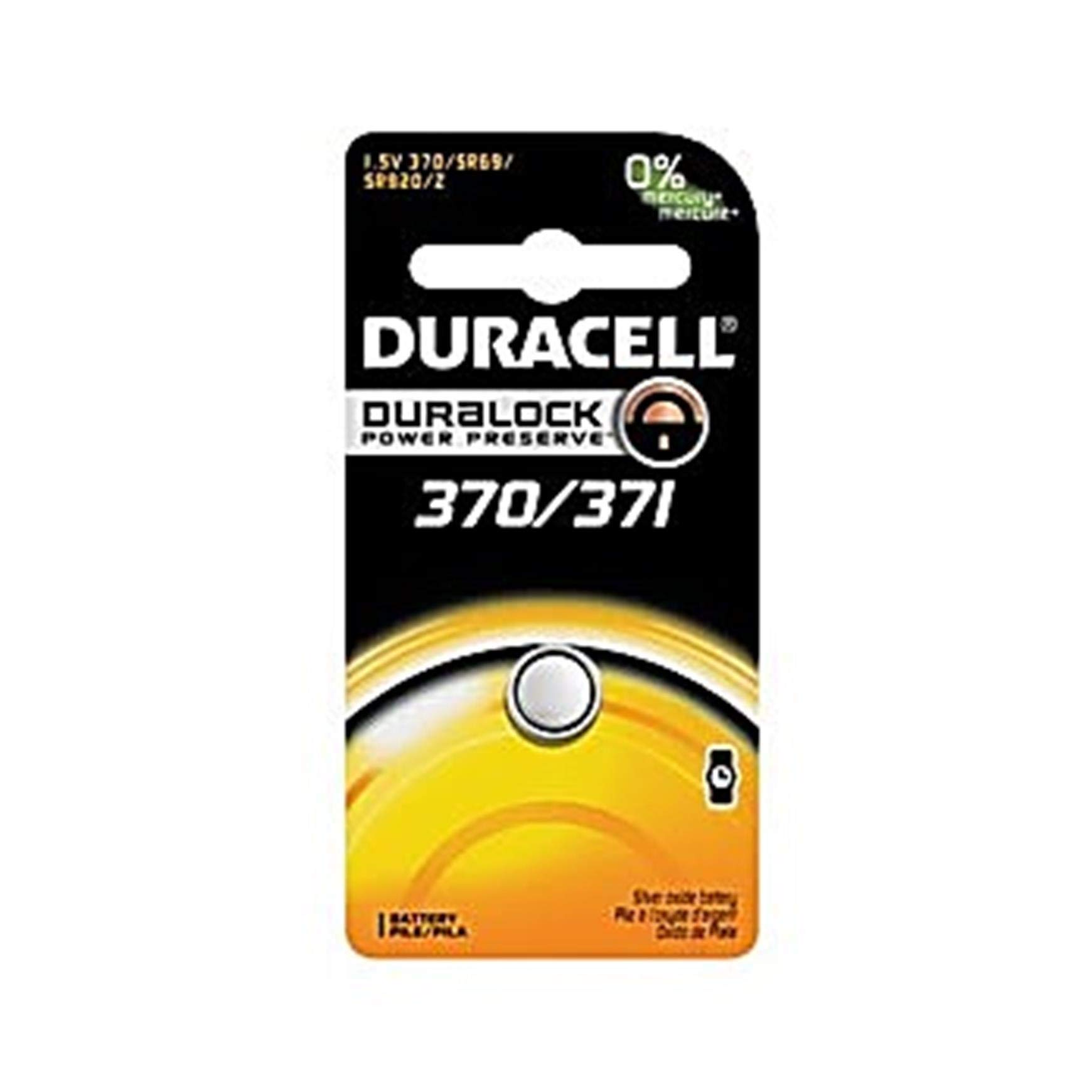 Duracell PGD D301/386PK Medical Electronic Battery, Silver Oxide, 301/386 Size, 1.5V (Pack of 36)