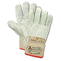 MAGID DuraMaster B428ESPLI Leather Palm Gloves w/Sponge Palm Lining