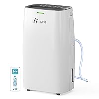 32-Pint Dehumidifier for Basement and Large Room - 2000 Sq. Ft, Quiet Dehumidifier for Large Capacity Room Home Bathroom Basements - Auto Continuous Drain Remove Moisture with Child Lock