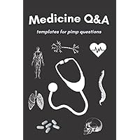 Medicine Q&A: question and answer template notes for medical students: black cover (Medical Q&A)