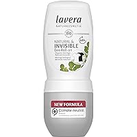 LAVERA Natural and Invisible Roll On Deodorant, 50 ML