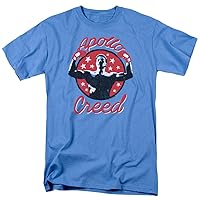 Rocky T-Shirt Apollo Creed Star Carolina Blue Tee