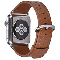 Leather Band Compatible with Apple Watch ULtra 2 1 Series 9 8 7 6 5 4 3 SE 38mm 40mm 41mm 42mm 44mm 45mm 49mm Mem And Women iwatch Bands