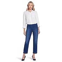 NYDJ Women's Bailey Relaxed Straight Ankle Pull-on