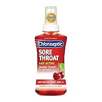 Chloraseptic Max Strength Wild Berries Spray 4 fl oz and Cherry Spray 6 fl oz Sore Throat Relief Bundle