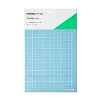 Cricut Light Grip Cutting Mat 8.5in x 12in, Reusable Cutting Mats for Crafts, Use with Printer Paper, Vellum, Light Cardstock & More, Blue