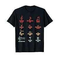 Musical Notes Symbol Definition Humor Funny Christmas T-Shirt