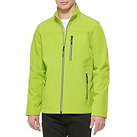 GUESS Men's Softshell Long Sleeve 1 Chest Pocket Jacket