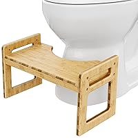 Squatty Potty Tao Bamboo Adjustable Toilet Stool, 7
