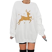 Fashionme 2023 Christmas/Halloween Oversized Sweatshirts Hoodies Cute Soft Adult