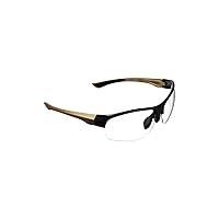 Girls with Guns Devotee Protective Shooting Safety Glasses, Clear Lenses, Anti-Scratch/Fog/UV Coated, ANSI Z87+ & CE Rated, Gold/Brown, gold and brown (EYE & EAR PROTECTION_EYE PROTECTION)