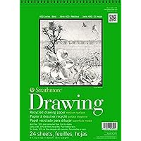 Strathmore Recycled Drawing Paper Pad Wire Bound 9