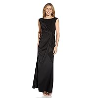 Adrianna Papell Women's Satin Crepe Gown