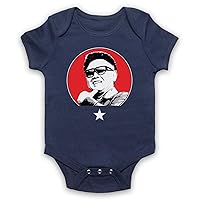 Unisex-Babys' Kim Jong Il North Korean Dictator Baby Grow