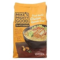 MIKE'S MIGHTY GOOD, Soup, Og3, Ramen, Gar Chickn, (70%+ Organic), 2.2 Ounce (Pack of 7)