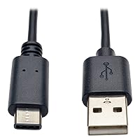 TRIPP LITE USB 2.0 Hi-Speed Cable A Male to USB Type-C Male 6' (U038-006),Black