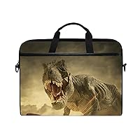 Tyrannosaurus Dinosaur T-Rex Laptop Case Bag Sleeve Portable/Crossbody Messenger Briefcase Convertible w/Strap Pocket for MacBook Air/Pro Surface Dell ASUS hp Lenovo 15-15.4 inch