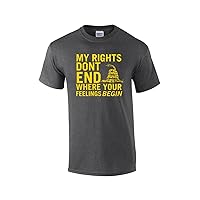Trenz Shirt Company My Rights Don't End Where Your Feelings Begin T-Shirt