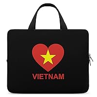 Love Vietnam Laptop Bag Slim Laptop Case With Zippered Waterproof Laptop Tote Bag For Unisex