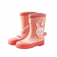 Toddler Boots 9 Children's Rain Shoes Boys and Girls Water Shoes Baby Rain Boots Water Boots in Large and Small Children Toddlers Children Boy Baby Shoe
