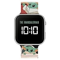 Star Wars The Mandalorian Printed LED Watch
