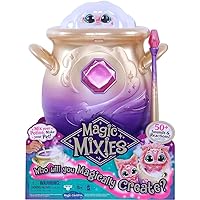 Magical Misting Cauldron with Interactive 8 inch Pink Plush Toy and 50+ Sounds and Reactions