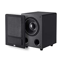 Monoprice Premium Select Subwoofer - 8-Inch Woofer, 200 Watt, 4 Ohm Nominal Impedance, Auto On/Off, Black