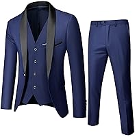 Mens Suit Shawl Lapel 1 Button Tuxedo Business Wedding Dress Dinner Jacket Suits Sport Coat Casual Blazer Sets