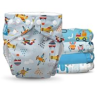 5 Pack - Reusable Cloth Diapers One Size - Marvelous Adventures