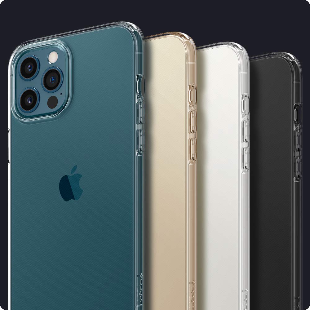 Spigen Liquid Crystal Designed for iPhone 12 Pro Max Case (2020). - Crystal Clear