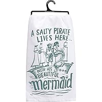 Primitives by Kathy 35666 LOL Made You Smile Dish Towel, 28