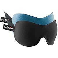 3D Sleep Mask 2 Pack,Eye Mask for Sleeping 3D Contoured Sleeping Mask Blackout Out Light - Blindfold Airplane with Ear Plugs, Night Masks with Travel Bag (A-Black&Blue)
