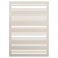Flour Sack Tea Towel Stripes Stencil by StudioR12 | Reusable Mylar Template | Use to Paint Wood Signs - Pallets - Flour Sack - Towels - DIY Country Decor - Select Size (12