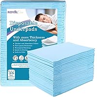 Disposable Incontinence Bed Pads - Chucks Pads for Adults - 5 Layer Waterproof Pee Pads for Men, Women, Kids - Baby Changing Pads - Quick Dry Underpads for Pets (23 X 36, Pack of 35)