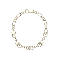 Ted Baker Perriet Statement Pearl Chain Necklace For Women (Gold/Pearl)