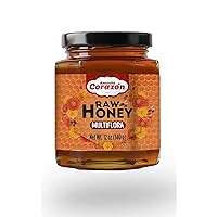 Pure Raw Multiflora Honey, for tea and desserts 12oz (340g)